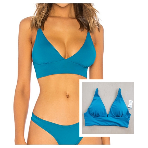 l*space Other - L*Space Olivia Mediterranean/Teal Bikini Top Sz. M